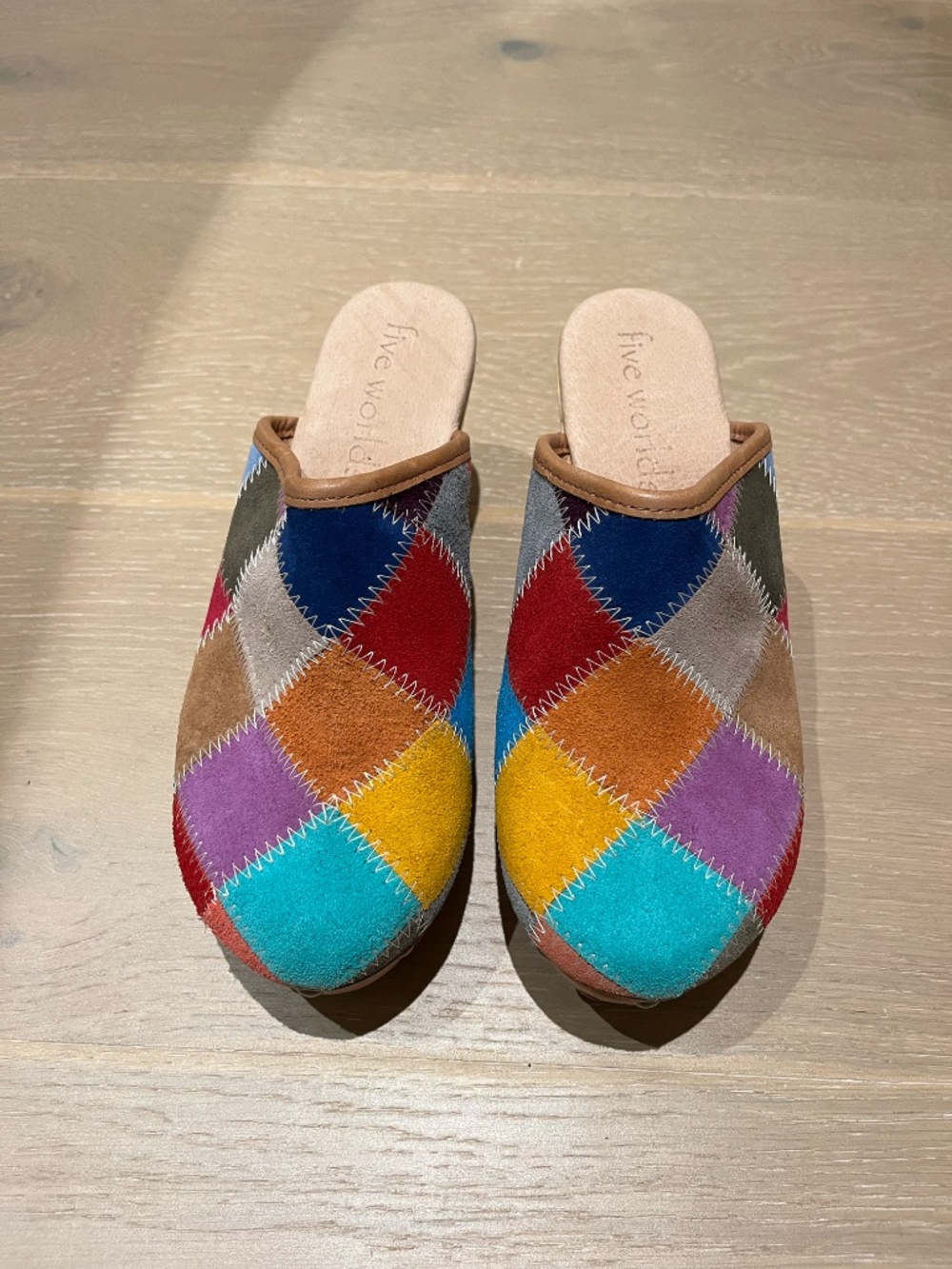 Five Worlds Zorba Patchwork clogs - Picture 2 of 5